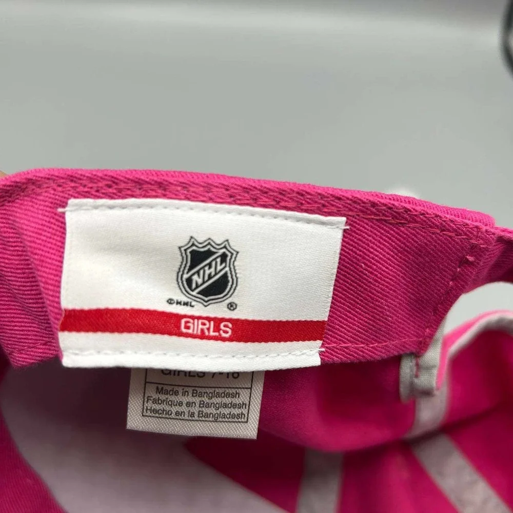 Columbus Blue Jackets Hat Kids Girls Embroidered NHL Strap Back Cap‎ Cotton New